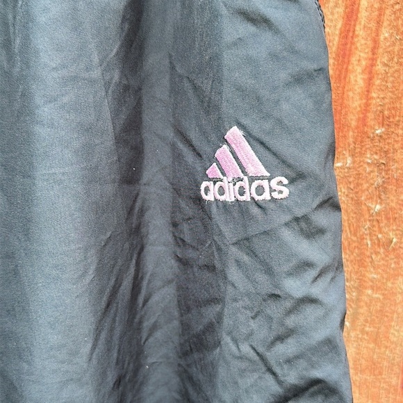 Adidas Womenswear Track Pants Black/Pink Drawstring Pocket Size M - Picture 4 of 14